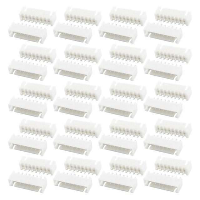 Unique Bargains 40 Pieces 2.54mm Spacing 8 Position JST XH Connector
