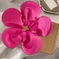 thumbnail image 3 of CSChome Corde à Cheveux Princesse Fleur Corde à Cheveux - Grande Forme de Fleur Élastique à Cheveux Uni Exagéré, 3 of 7