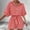 Red, variant on Wesltd Women Rompers Summer Loose Lapel Short Jumpsuit Casual Beach Outfits Vacation Clothes