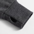 thumbnail image 4 of Shirts for Men Long Sleeve Basic Sweatshirts Loose Fit Solid Color Crewneck Pullover T-Shirt, 4 of 7