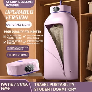 Leutsin Lave-linge portable,sécheuse portatif multifonctionnel,2 Réglable du rapport Mini sécheuse intérieur avec sac à sec,Offres de remise
