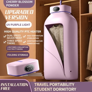 Leutsin Portable Laundry Dryer,Multifunctional Portable Dryer Machine,2 Gear Adjustable Mini Indoor Clothes Dryer with Dryer Bag,Clearance Deals