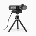 thumbnail image 2 of Aluratek AWCS06F – Webcam HD 1080p avec mise au point fixe, microphone omnidirectionnel et haut-parleurs intégrés, 2 of 12