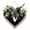 V, variant on Binwennn Metal for Wall A Z Last Name Heart Shaped Front Door Sign Wreath 26 Letter Farmhouse Wreath With Wreath Spring Wreaths For Front Door Outside Hanging