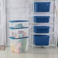 thumbnail image 4 of Single Sterilite 12 Gallon Latch and Carry Storage Tote Box Container (24 Pack), 4 of 9