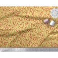 thumbnail image 2 of Soimoi Tissu Cambric en Coton Baies Rouges Fruits Tissu de Décoration Imprimé au Mètre 42 Pouces de Large, 2 of 5