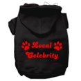 thumbnail image 1 of Local Celebrity Screen Print Pet Hoodies Black Size Xxl (18), 1 of 1