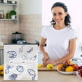 thumbnail image 3 of Food Storage Bags Aluminum Foil Design 10-Pack Slideway Sealed Bags For Fridge Freezer Home Use Thickened Material Keep Fresh Large Size Ideal For Meals Leftovers Storage C, 3 of 5