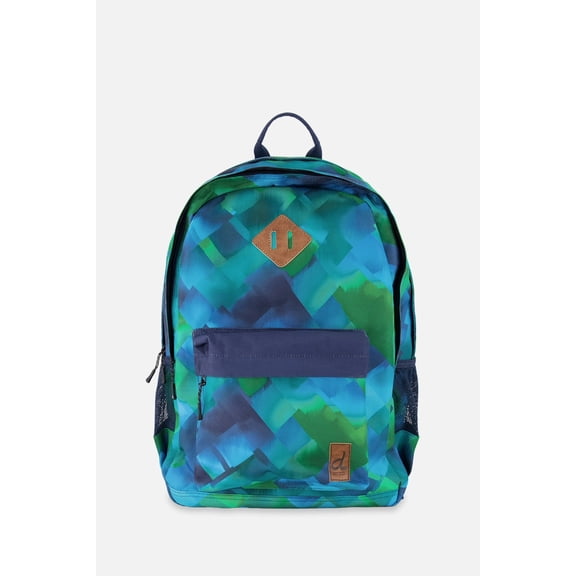 Deux par Deux Petit Garçon Diamant Pratique Spacieux Durable Sac à Dos Fonctionnel Imprimé Diamant Bleu