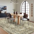 thumbnail image 1 of HOMERRY Washable 5' x 7' Modern Area Rug for Living Room Vintage Floral Print Indoor Washable Neutral Carpet, Brown, 1 of 5