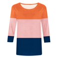 thumbnail image 5 of Pompotops T-shirt d'Été pour Femme, Mode, Ajusté, à Nouer, Col Rond, Manches Courtes, Liquidation, 5 of 5