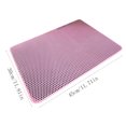 thumbnail image 2 of Rbaofujie Small Rug Double-Layer Eva Non-Slip Litter Mat Pet Litter Box Litter Filter Mat Wear- Scratch- Litter Control Mat Rug for Office, 2 of 2