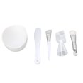 thumbnail image 3 of DIY Facial Mask Tool Silicone Brush Soft Bristle Brush Mixing Bowl Spatula Measuring Cup Set, 3 of 14