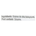 thumbnail image 4 of Chia noir Prana Biologique, 4 of 4