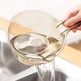 thumbnail image 4 of Oleegame 1PC Kitchen Utensils Set Household Kitchen Spoon Deepen Thickened Long Handle Plastic Large Creative Transparent Shampoo Spoon Brown, 4 of 8