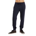 thumbnail image 1 of Men‘s Open Bottom Terry Sweatpants  Elastic Drawstring Waistband  Charcoal Grey S,navy(joggers),L, 1 of 4