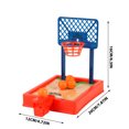thumbnail image 3 of Mini Support de Jeu de Basketball de Bureau Jouet de Tir à Double Doigt pour Enfants Interaction Parent-Enfant Activité Sportive de Compétition Option Plastique A A, 3 of 4