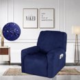 thumbnail image 2 of Labymos Housse de Fauteuil Inclinable Extensible Imperméable en 4 Pcs, Housse de Chaise en Suède, Maison Chambre Salon, 2 of 8