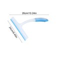 thumbnail image 3 of MesaSe T-Type Window Cleaner 24cm Double Sided Squeegee with Sponge and Mesh  Car Glass Windshield Cleaning Tool  Blue Plastic Handle with Hanging Hook  Home and Auto Glass Cleaning Tool, 3 of 6