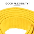 thumbnail image 3 of UPOUART Karate Belts Yellow Cotton Support Daily Use 1Set, 3 of 6