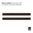 thumbnail image 3 of Umbra Flip Wall Mounted Coat Rack,Black/Walnut, 3 of 6