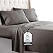 thumbnail image 3 of HC COLLECTION Queen Sheet Set - Deep Pocket Bed Sheets - Extra Soft & Breathable - 4 PC Set Easy Care Machine Washable - Cooling Gray Sheets, 3 of 4