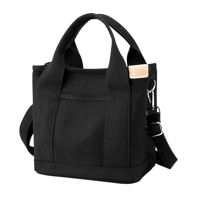 RYRDWP Fashion Canvas Bag Tote Bag Storage Bag Multi-Pocket Handbag Handle Bag Large Capacity Multi-pocket Handbag
