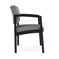 thumbnail image 4 of Lenox Steel Reception Waiting Room Guest Chair / Black Steel / Gray / Gray, 4 of 5