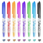 TopLLC Erasable Ballpoint Pen, Fine Point, 0.5mm, Assorted Ink Colors, 15 Count