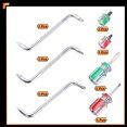 thumbnail image 3 of Uxcell 7pcs Offset Screwdriver Set PH3/PH2 PH2/PH1 PH2/SL6 Phillips Slotted Head Right Angle 90 Degree Screw Driver Double Ended Z-type Hand Tool with Mini  Big Screwdrivers, 3 of 7