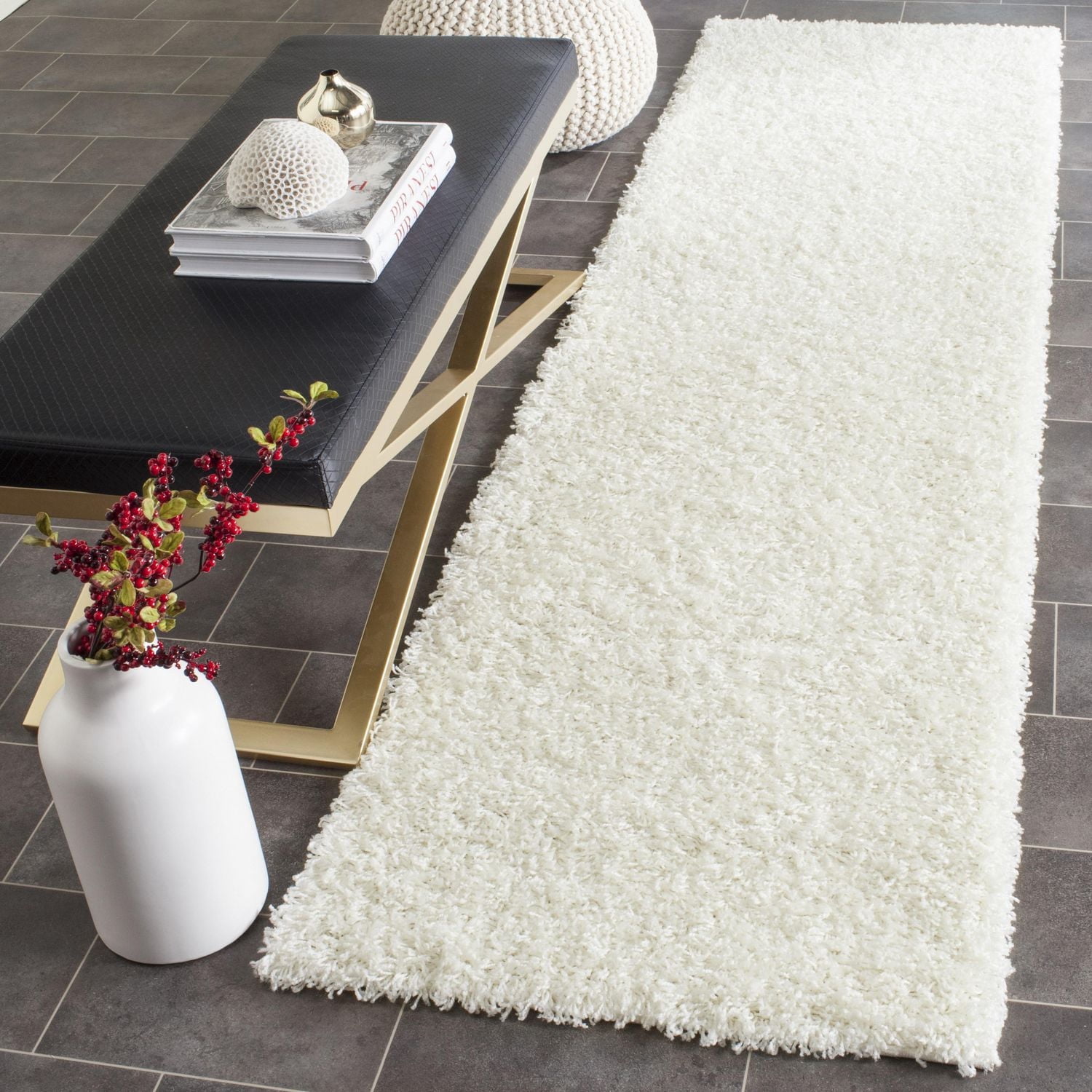 Safavieh Athens Solid Plush Shag Area Rug