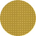 thumbnail image 1 of Ahgly Company Tapis de Zone Rond d'Intérieur Lavable à la Machine, Transitionnel, Jaune Or Vif, 3 Pieds Rond, 1 of 7