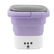 Portable Washing Machine, Mini Bucket Washer for Socks, Baby Clothes, Towels Foldable Laundry Bucket with One Button  Noiseless Laundry Washer for RV, Travel, Apartment