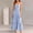 Blue, variant on Pisexur Dresses Women Beautiful Summer Dress for Women's Loose Casual Striped Hem Adjustable Buckle Suspender Dress Orange,S
