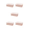 thumbnail image 2 of Redempat Rosegold Multi-functional Storage Basket - Organized And Efficient Solution For Office Storage Rose Gold 24.5*16.5*6.5cm,Large basket 5Set, 2 of 6