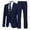 Navy, variant on Mens Suit Modern Mens Casual Sweat Suit Walking Suits for Big And Tall Men Light Mens Suit Sequin Men Suit Male Slim Fit Business Wedding Party Two Piece