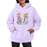 Zipper Sweatshirt Jacket Women Long Hoodies Women Zip up Hoodie Hooded Sweat Shirt Womens Tunic Length Hoodie Hoodies For Word Graphic Sweatshirts For Purple XL