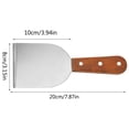 thumbnail image 2 of Stainless Steel Cooking Spatula for Frying Pan and Griddle Multifunctional Frying Tool for Fish Pancake Meat Ice Yogurt, 2 of 4