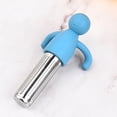 thumbnail image 4 of PEONAVET Silicone Tea Infuser Human Shaped Tea Filter Tea Making Machine Stainless Steel Tea Glass Tea Making Machine Tea Filter Creative Tea Glass, 4 of 6