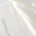 thumbnail image 4 of Amzcrzy Kid Rompers Male and Female Babies Bodysuit Solid Color Button Long Sleeved Round Neck Jumpsuit Baby Girl Clothes Baby Girl Newborn Essentials Newborn Girl Clothes Baby Girl Onesies, 4 of 6