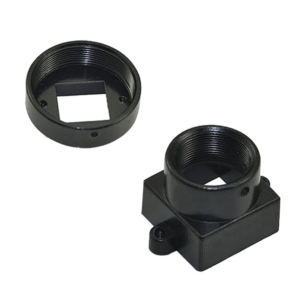 Amdohai Mixed 2pcs M12 MTV & 2pcs CS Metal Lens Mount CCTV Security Camera M12/CS Mount Lens Holder Supports Bracket PCB Board Module Adapter Connector
