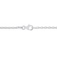 thumbnail image 4 of Miabella Sterling Silver Rolo Chain Necklace, 4 of 5