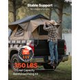 thumbnail image 4 of VEVOR Hitch Step for 2 Inch Receiver, Universal Rear Bumper Guard Protector with 350 LBS Load Capacity, Wide & Non-Slip Tow Hitch Step with Pin Kit and Stabilizer, Fit for Truck, SUV, Pickup, Trailer, 4 of 9