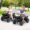 thumbnail image 2 of Costway 6V Electric Children Toy Car with Music & Story Function USB Front Storage Basket Black, 2 of 10