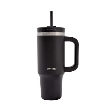Contigo Streeterville Leak-Proof Tumbler, 30 oz (887 ml), Stainless Steel Water Bottle with Straw