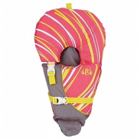 Veste de Sauvetage Sécuritaire pour Bébé Nourrisson jusqu'à 30 Lb. Rose
