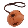 thumbnail image 1 of Dog Training Ball, Release Energy and Reduce Anxiety Leather Dog Ball Lightweight and Easy to Carry Dog Training Ball on Rope for Training and Entertainment, 1 of 7