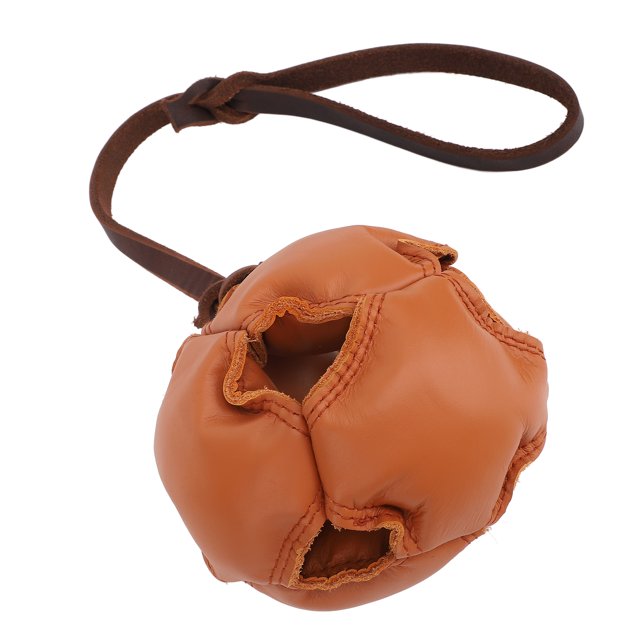 Dog Training Ball, Release Energy and Reduce Anxiety Leather Dog Ball Lightweight and Easy to Carry Dog Training Ball on Rope for Training and Entertainment