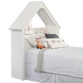thumbnail image 3 of Sauder Pinwheel Twin Playhouse Headboard in Soft White, 3 of 7