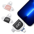 thumbnail image 2 of SharkTRUE Clearance Now lti-Port in iversal SD TF Card Reader,USB C SD TF Memory Card Reader NEW, 2 of 8